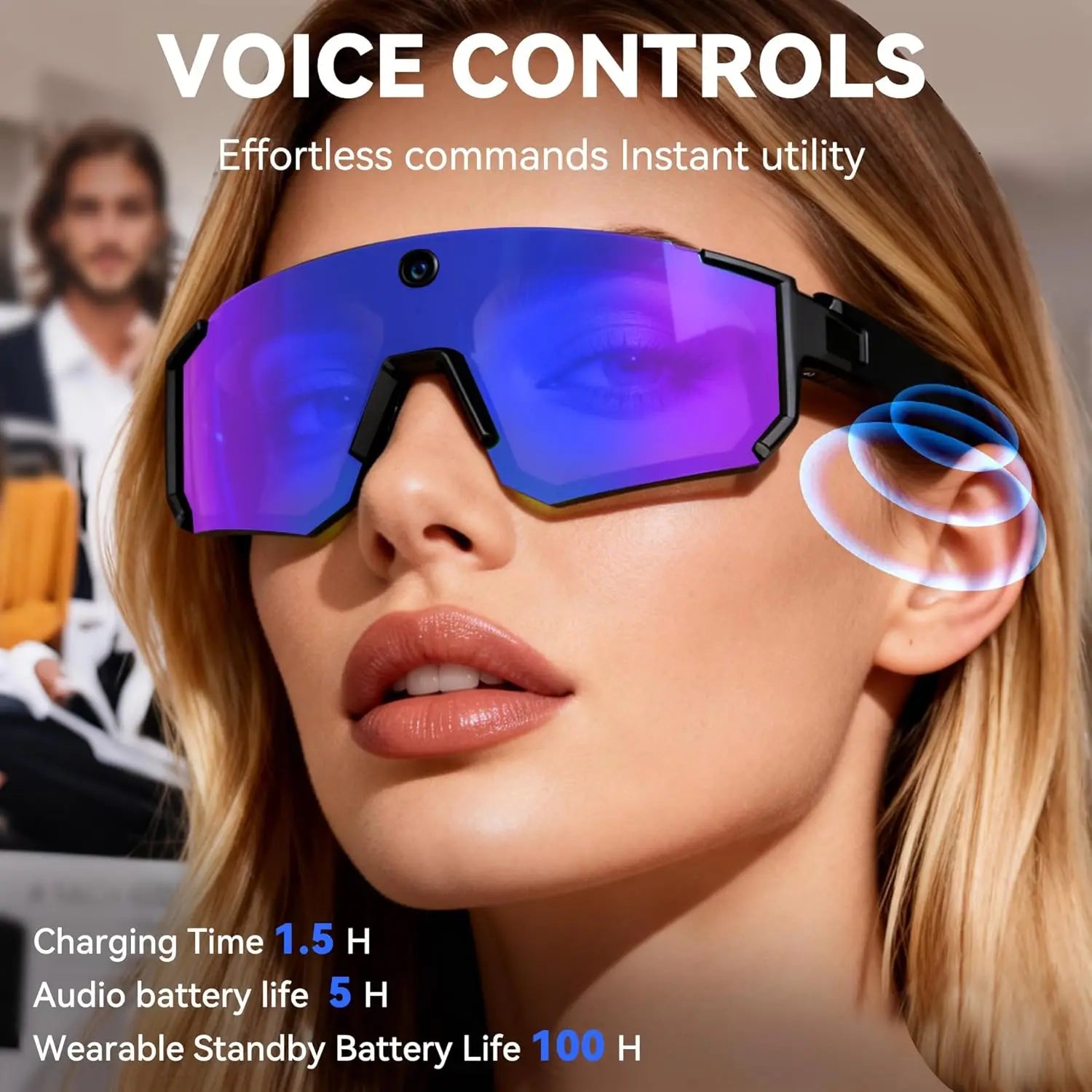 Smart Skiing Glasses with Camera